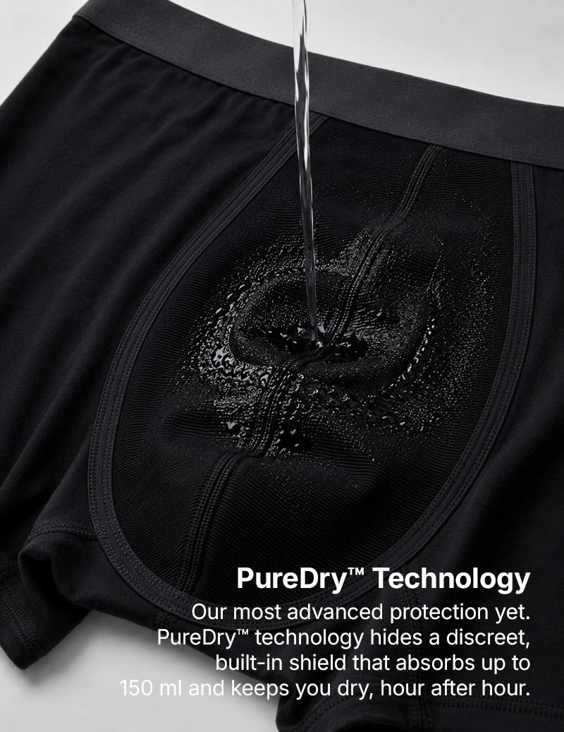 Men’s Light Absorbent Washable Incontinence Boxer