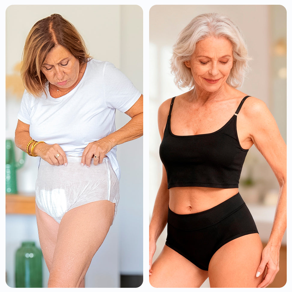 Women's High-Waist Washable Incontinence Panties