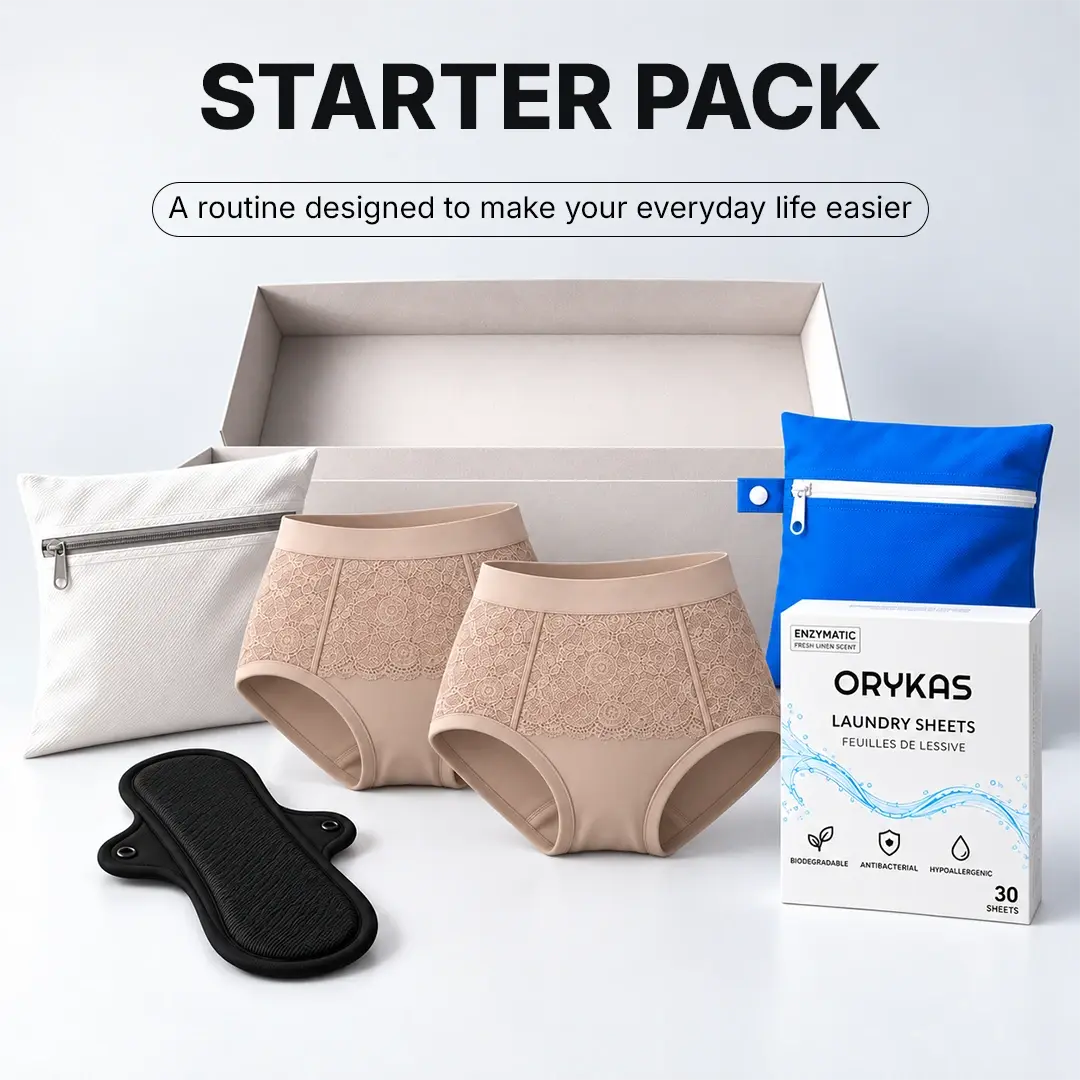 Ultra Absorbent Lace Briefs Starter Pack