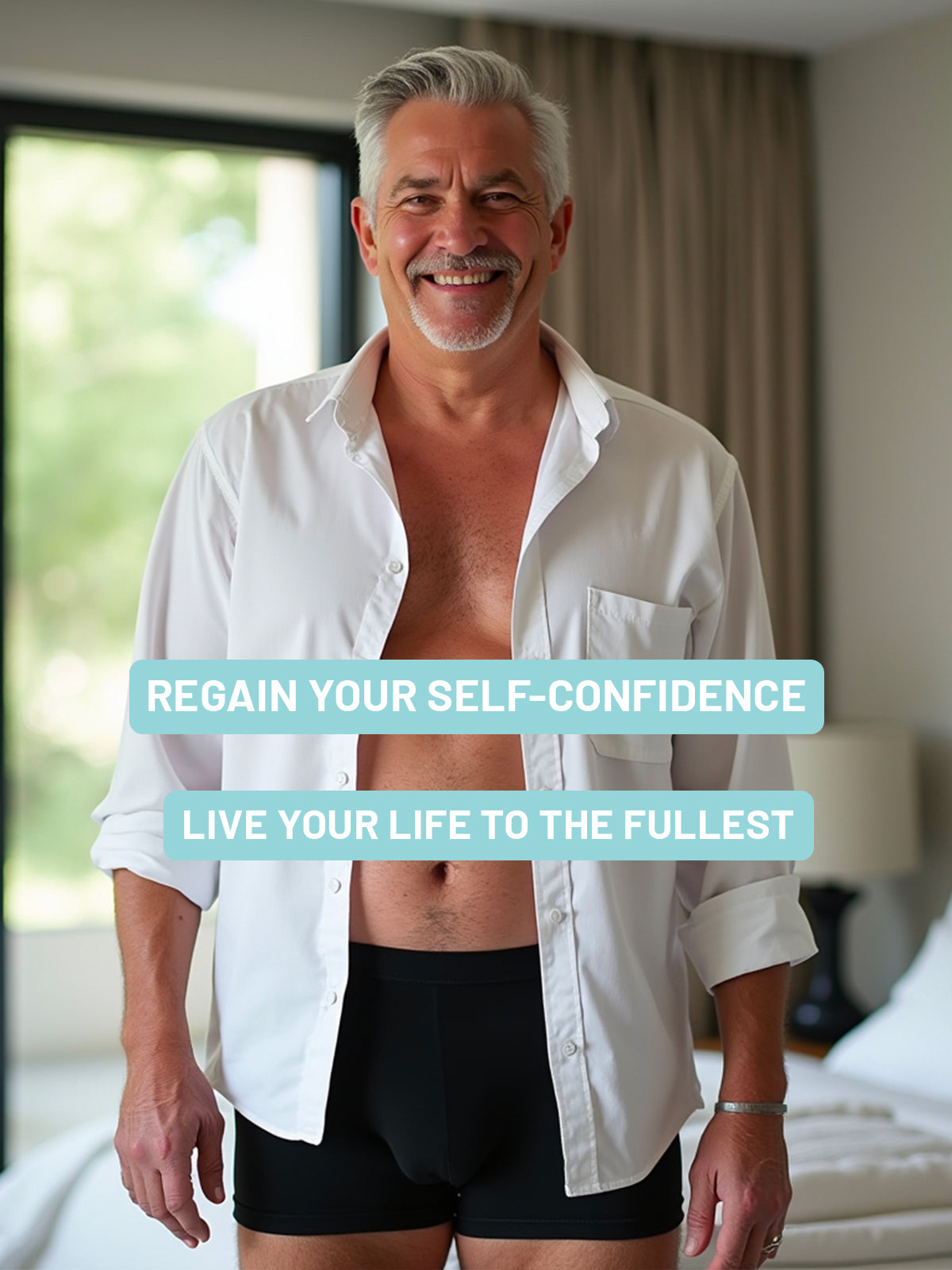 ULTRA-ABSORBENT INCONTINENCE BOXER BRIEFS