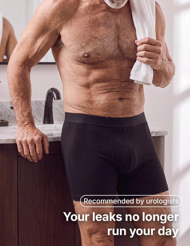 Men’s Ultra Absorbent Washable Incontinence Boxer