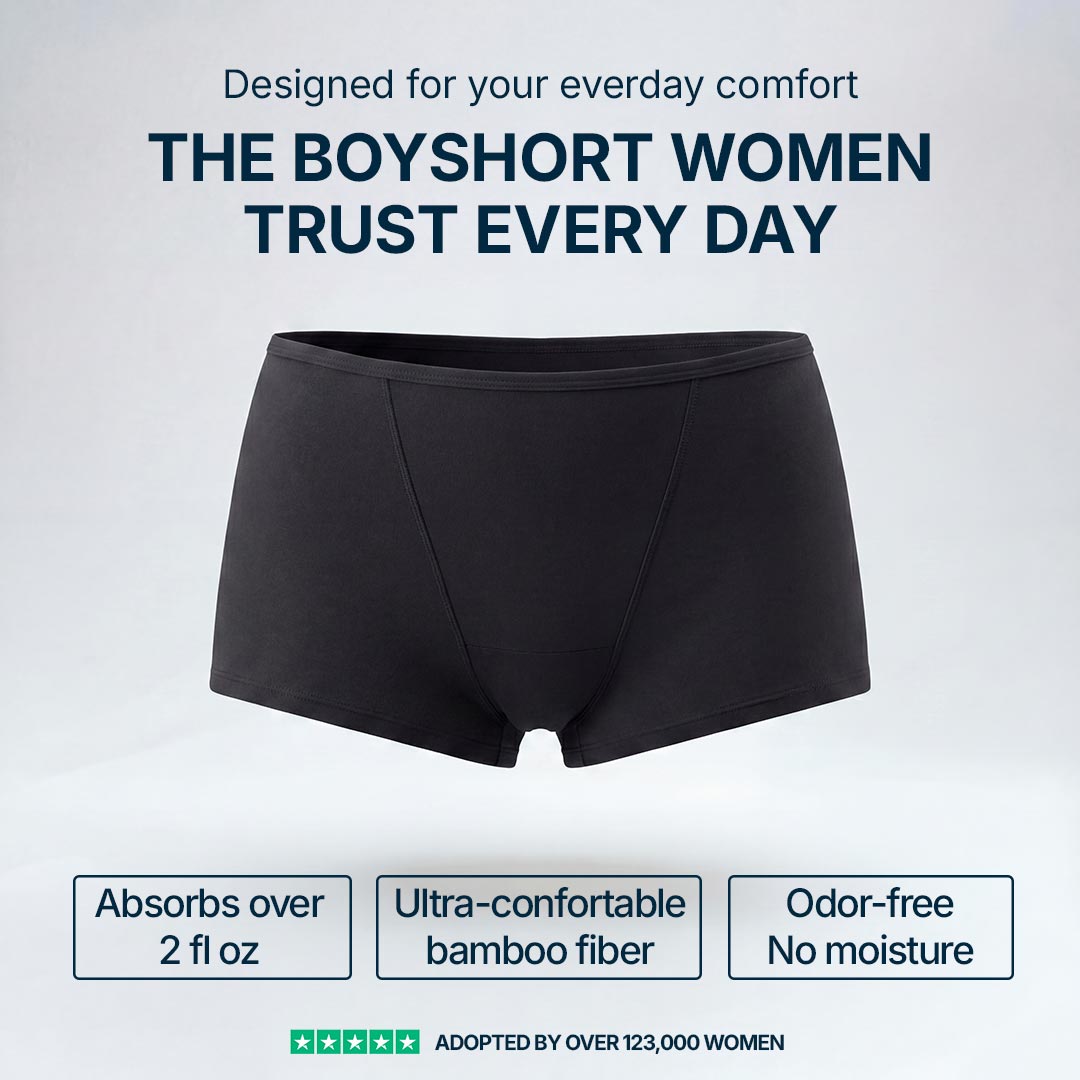 Women's absorbent incontinence boxer | Orykas – ORYKAS