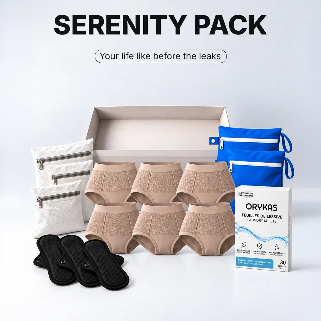 Ultra Absorbent Lace Briefs Serenity Pack