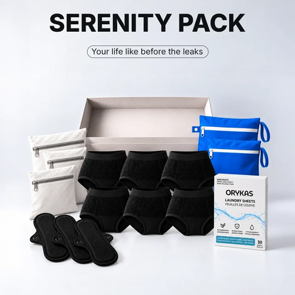 Ultra Absorbent Lace Briefs Serenity Pack