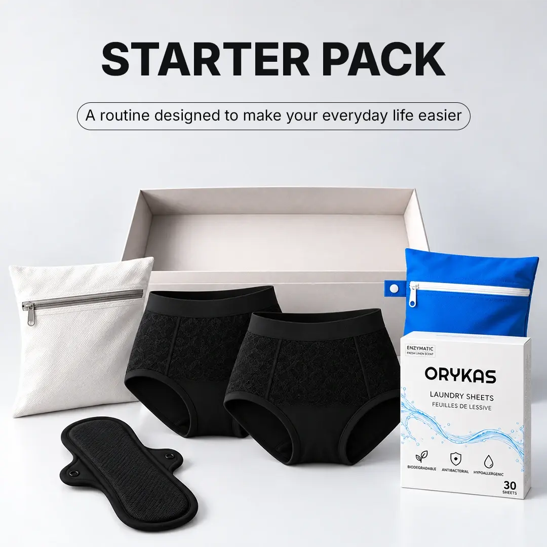 Ultra Absorbent Lace Briefs Starter Pack