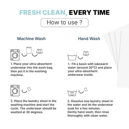 Antibacterial Laundry Sheets