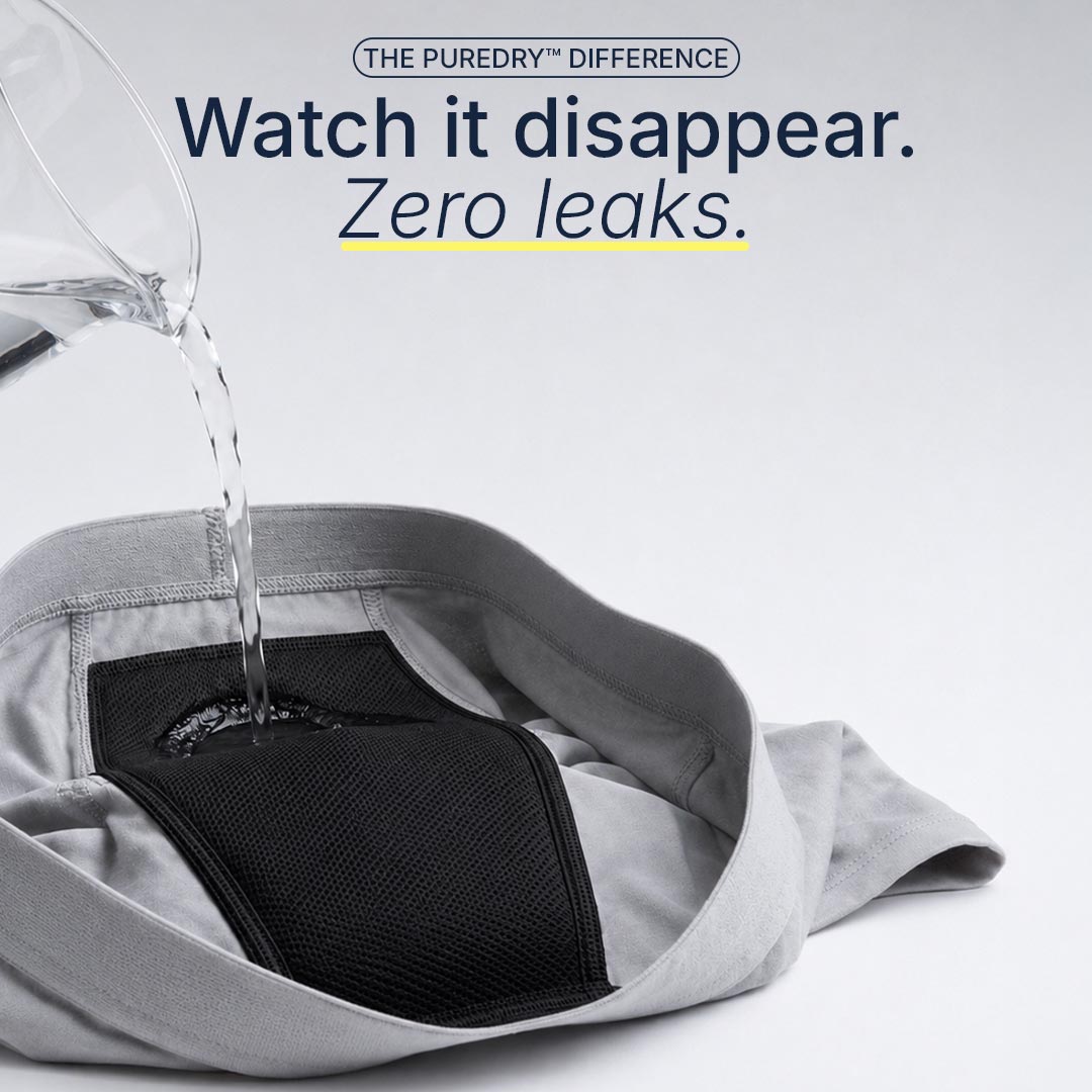 Men’s Ultra Absorbent Washable Incontinence Boxer