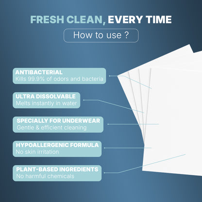 Antibacterial Laundry Sheets