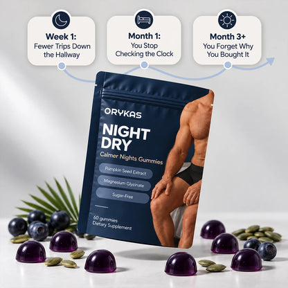 Orykas Night Dry Gummies for Men