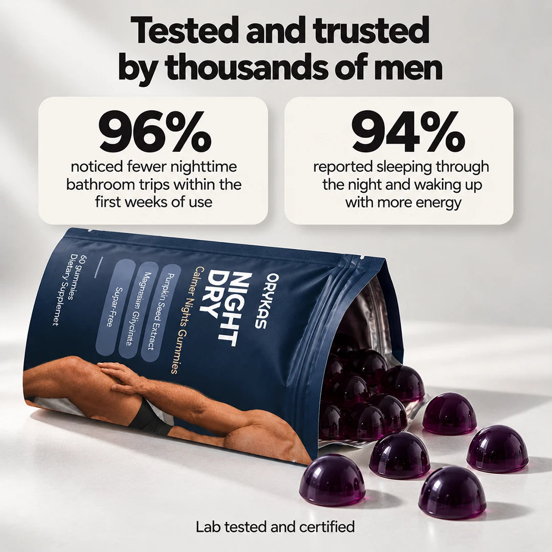 Orykas Night Dry Gummies for Men
