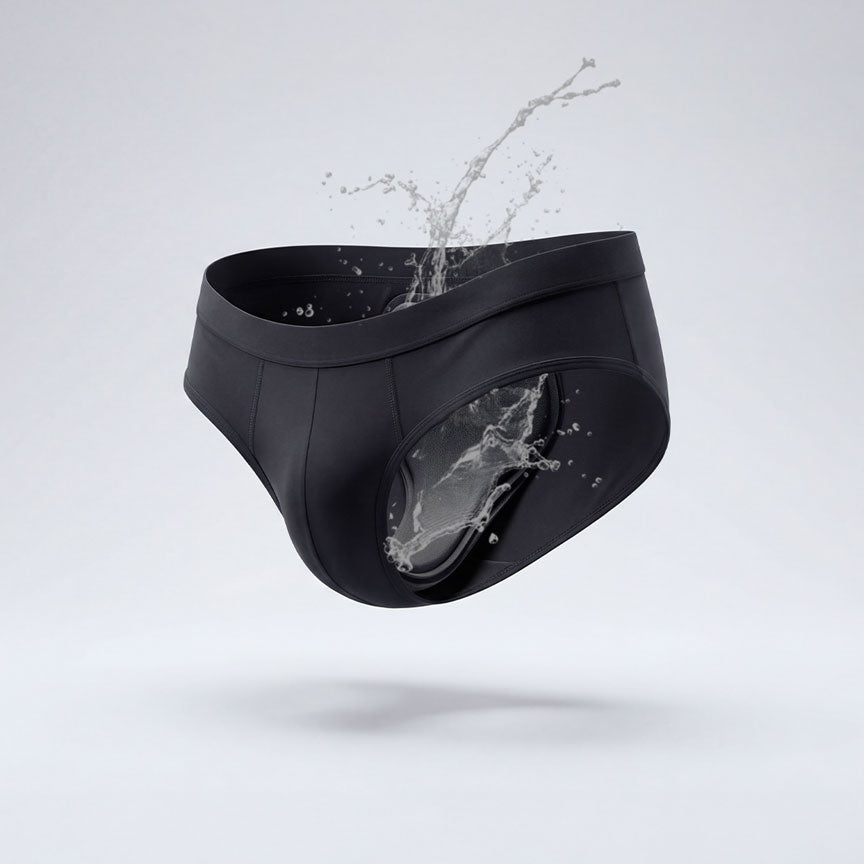 Absorbtion zone Orykas incontinence briefs for men with leaks